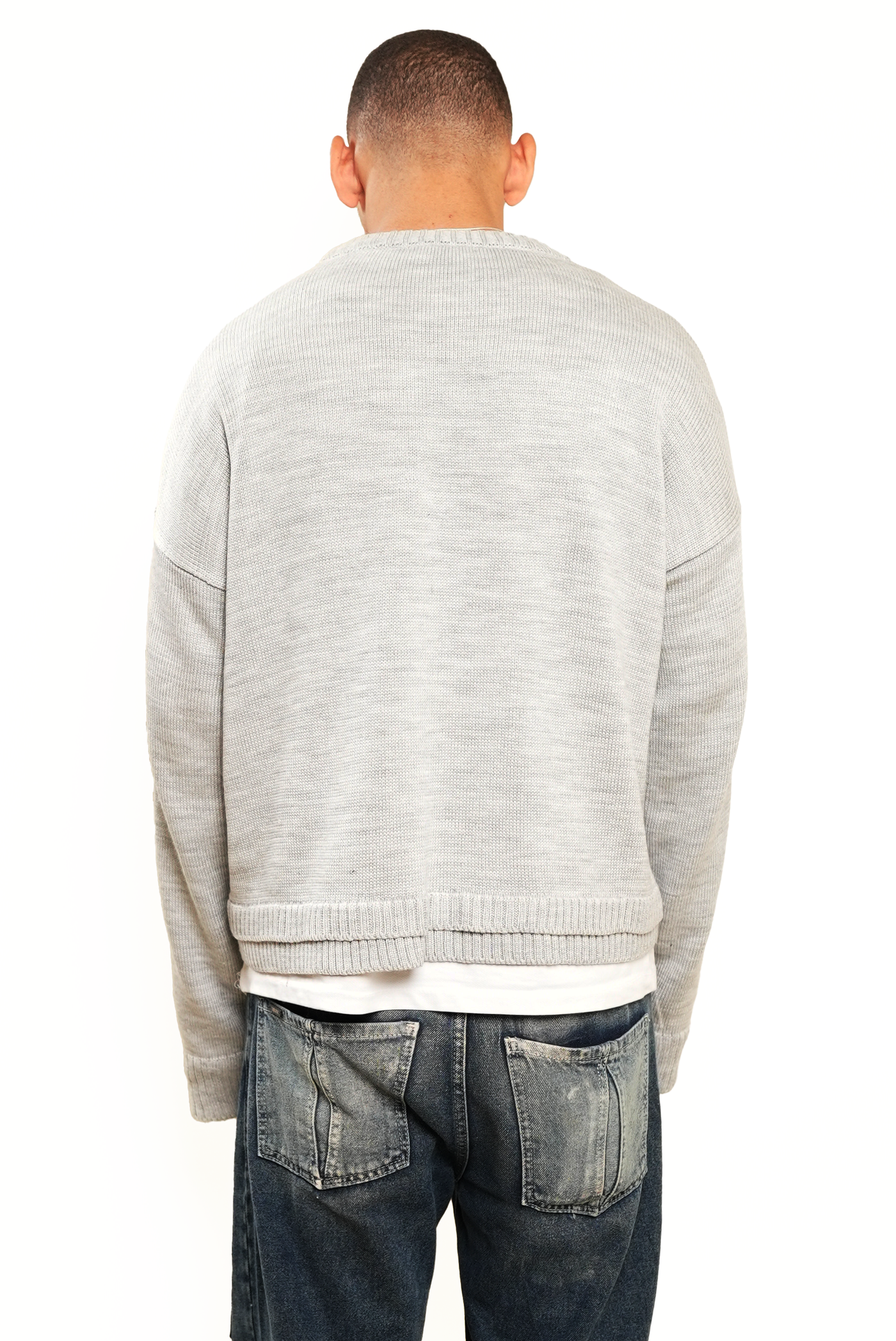 The Silver Frost Double Sweater
