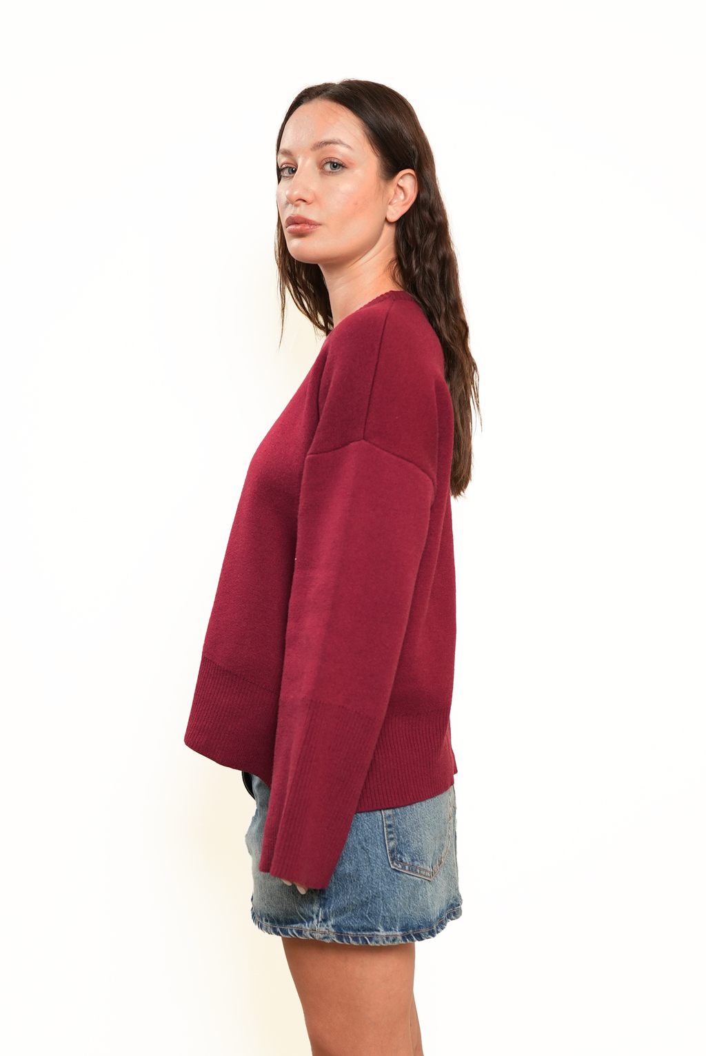 The Crimson Chill Sweater