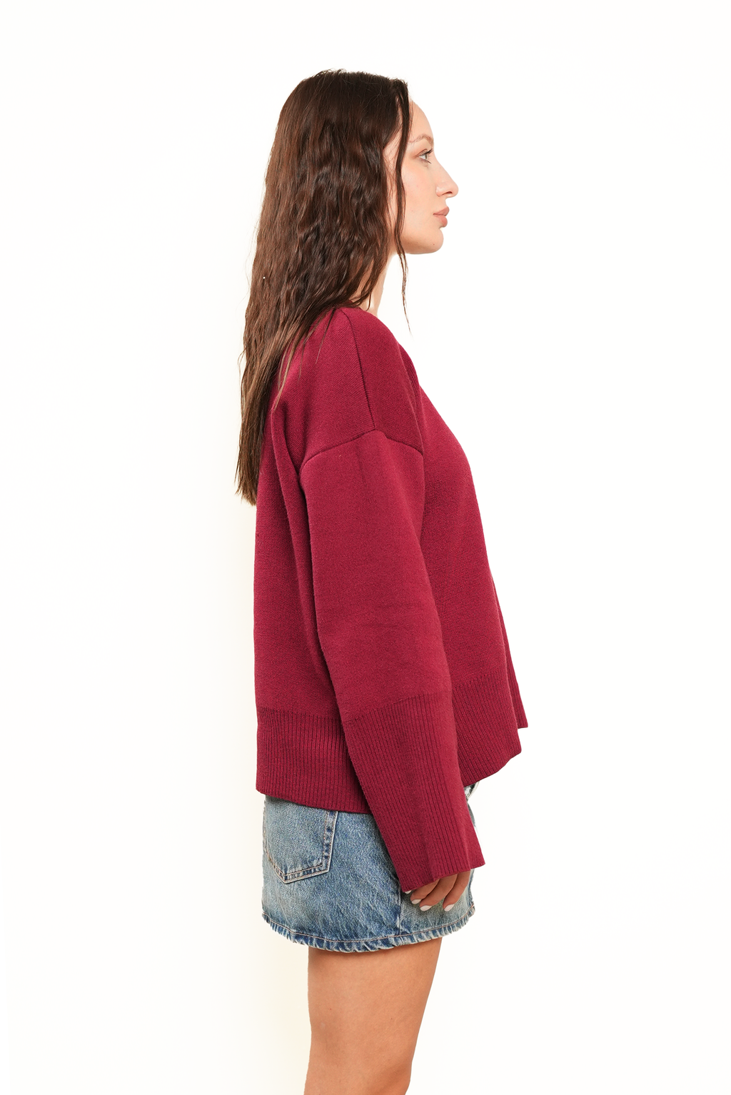 The Crimson Chill Sweater