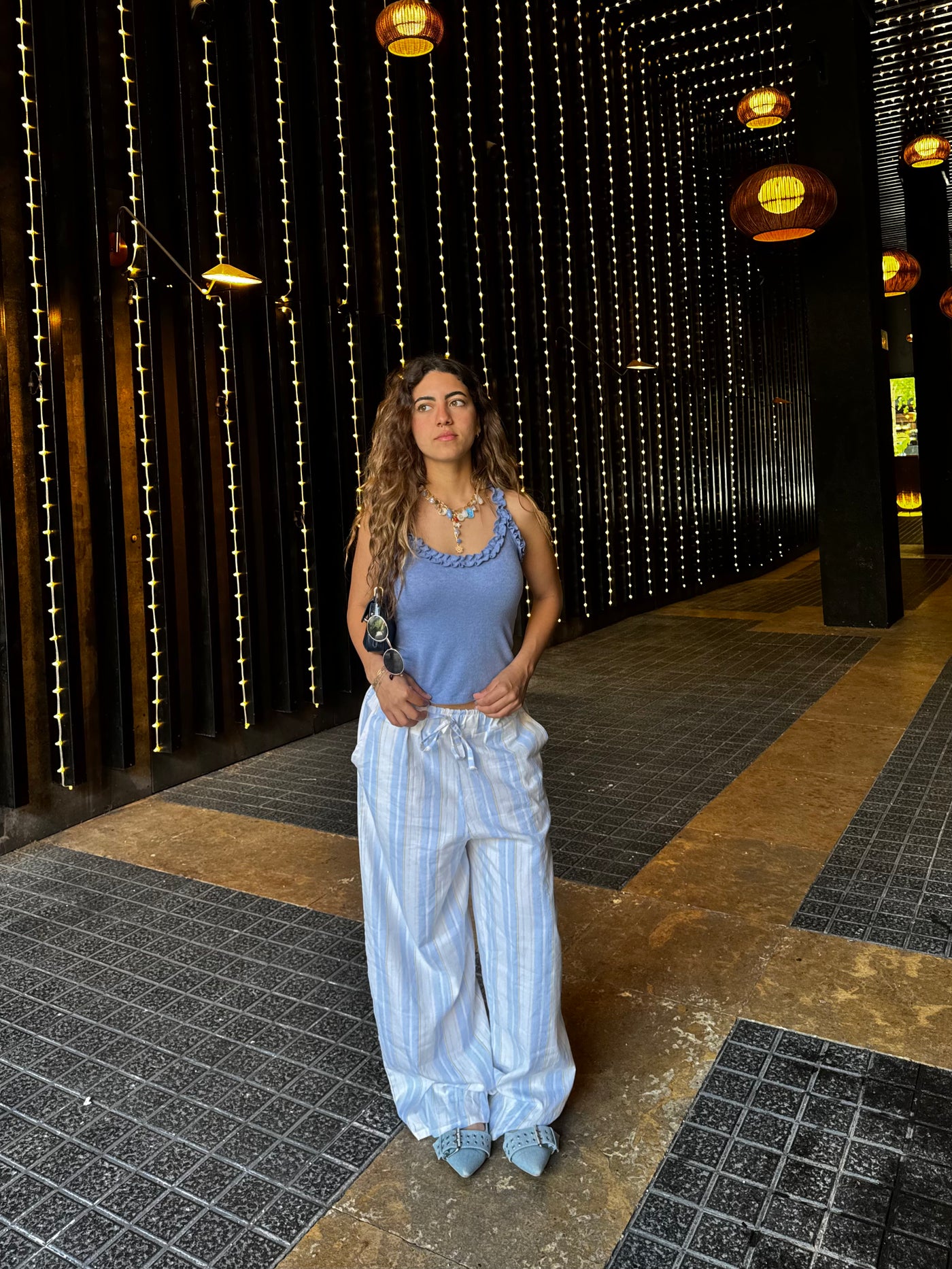 Ocean Striped Pants