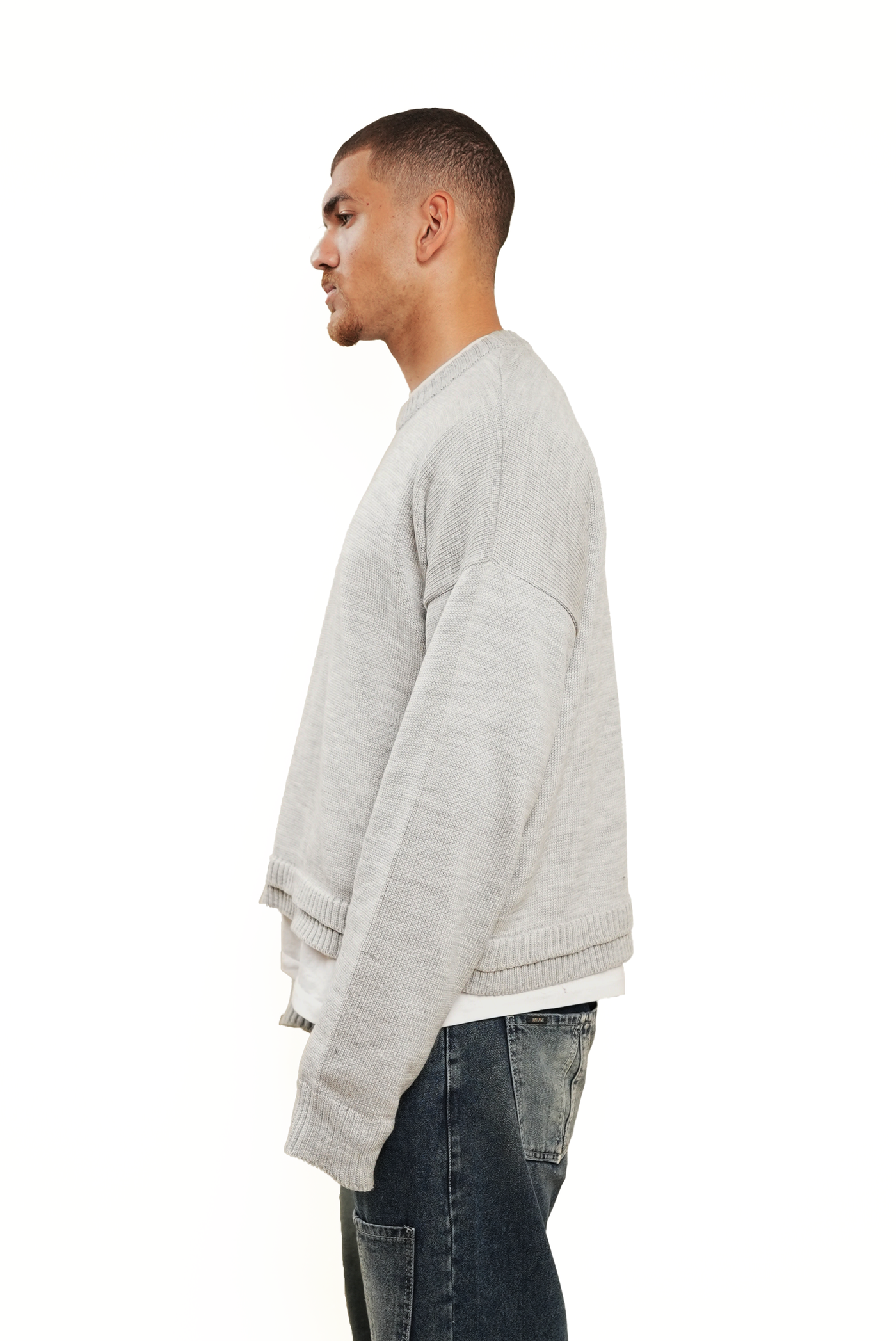 The Silver Frost Double Sweater