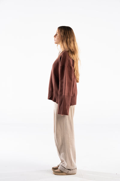 Rust Mocha Sweater
