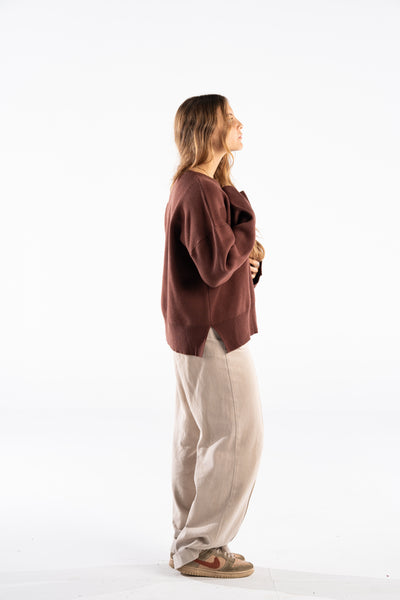 Rust Mocha Sweater