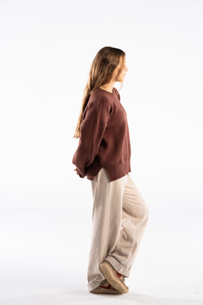 Rust Mocha Sweater