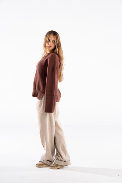 Rust Mocha Sweater