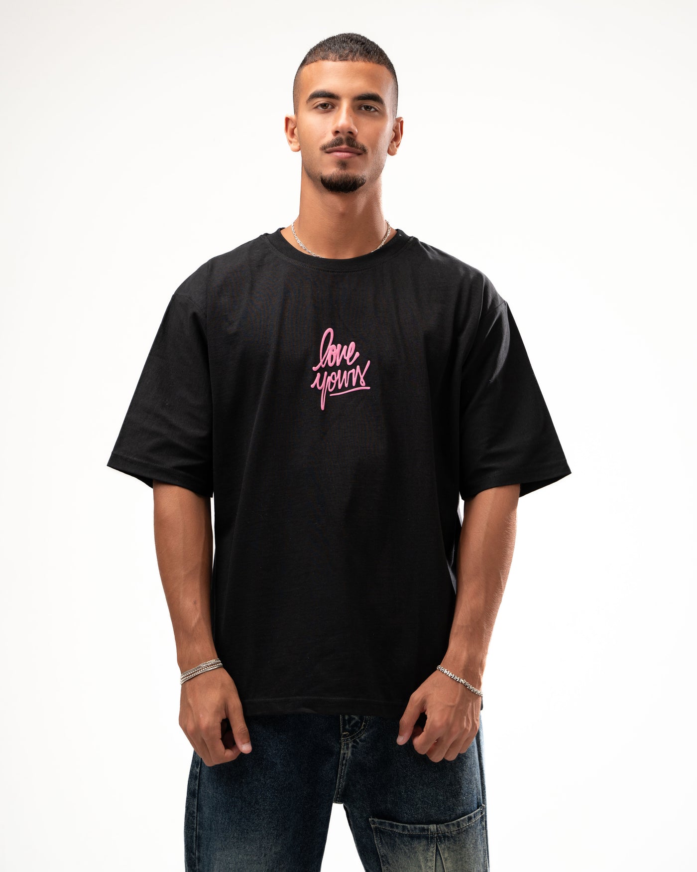 BLACK LOVE YOURS T-SHIRT