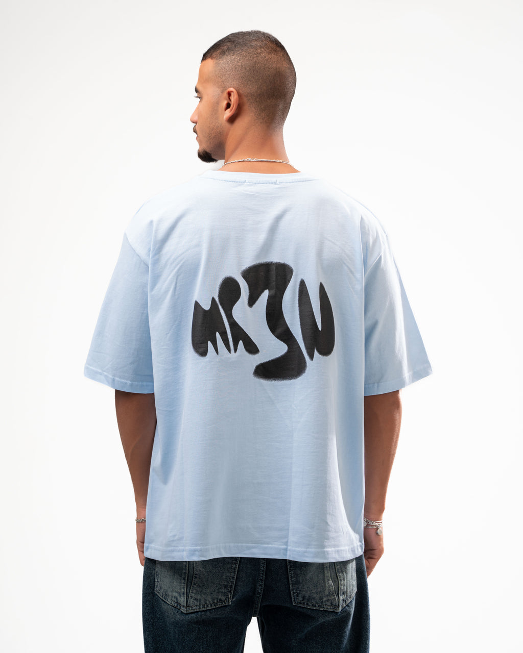 BABY BLUE MRJN T-SHIRT