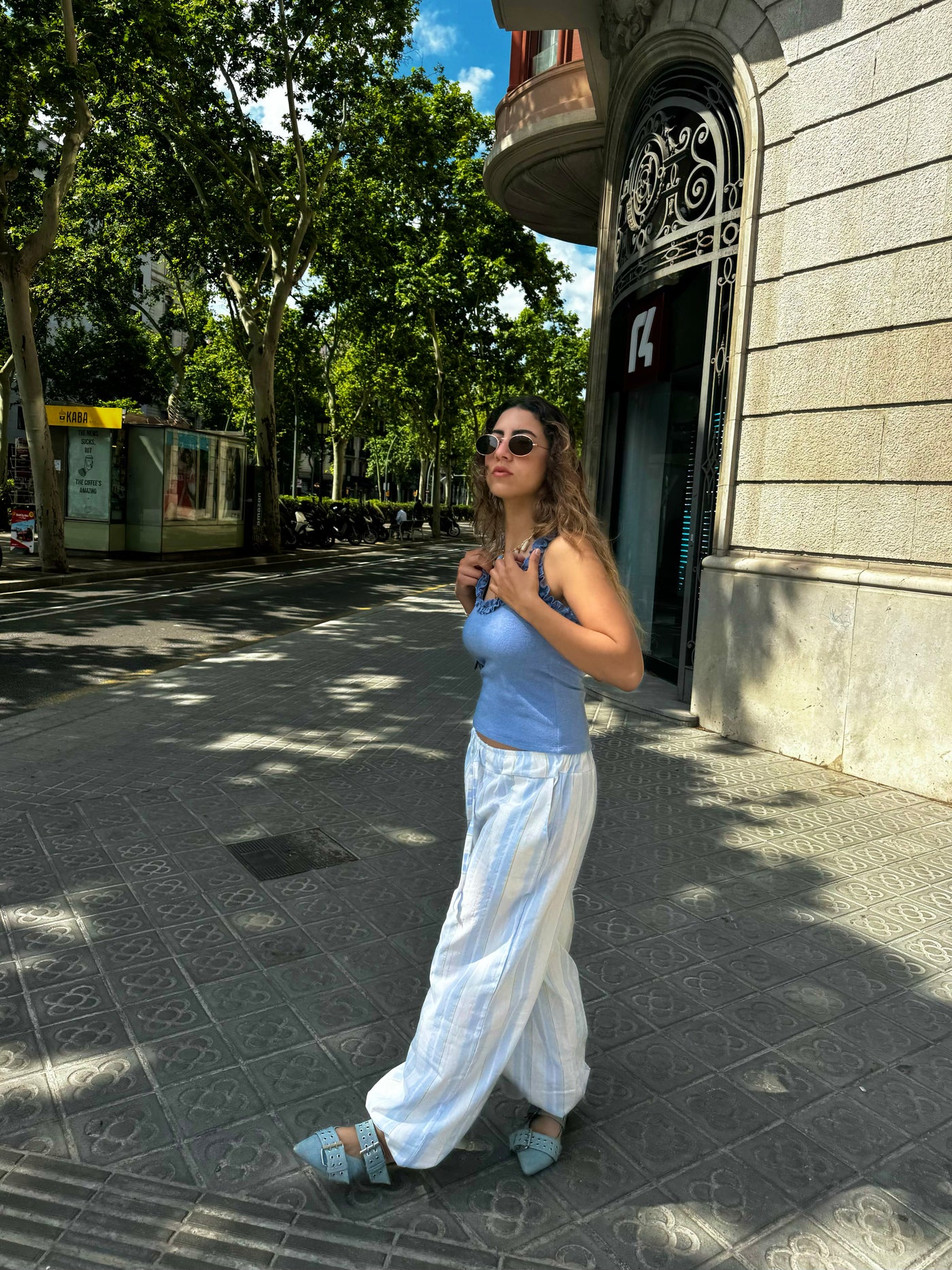 Ocean Striped Pants