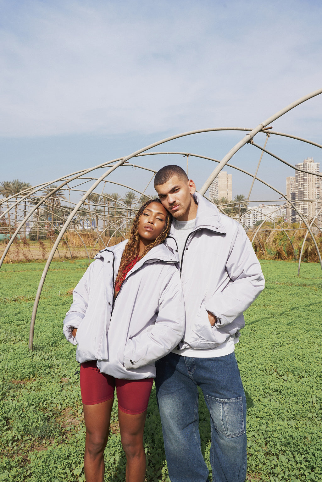 Cloud Grey Puffer Jacket