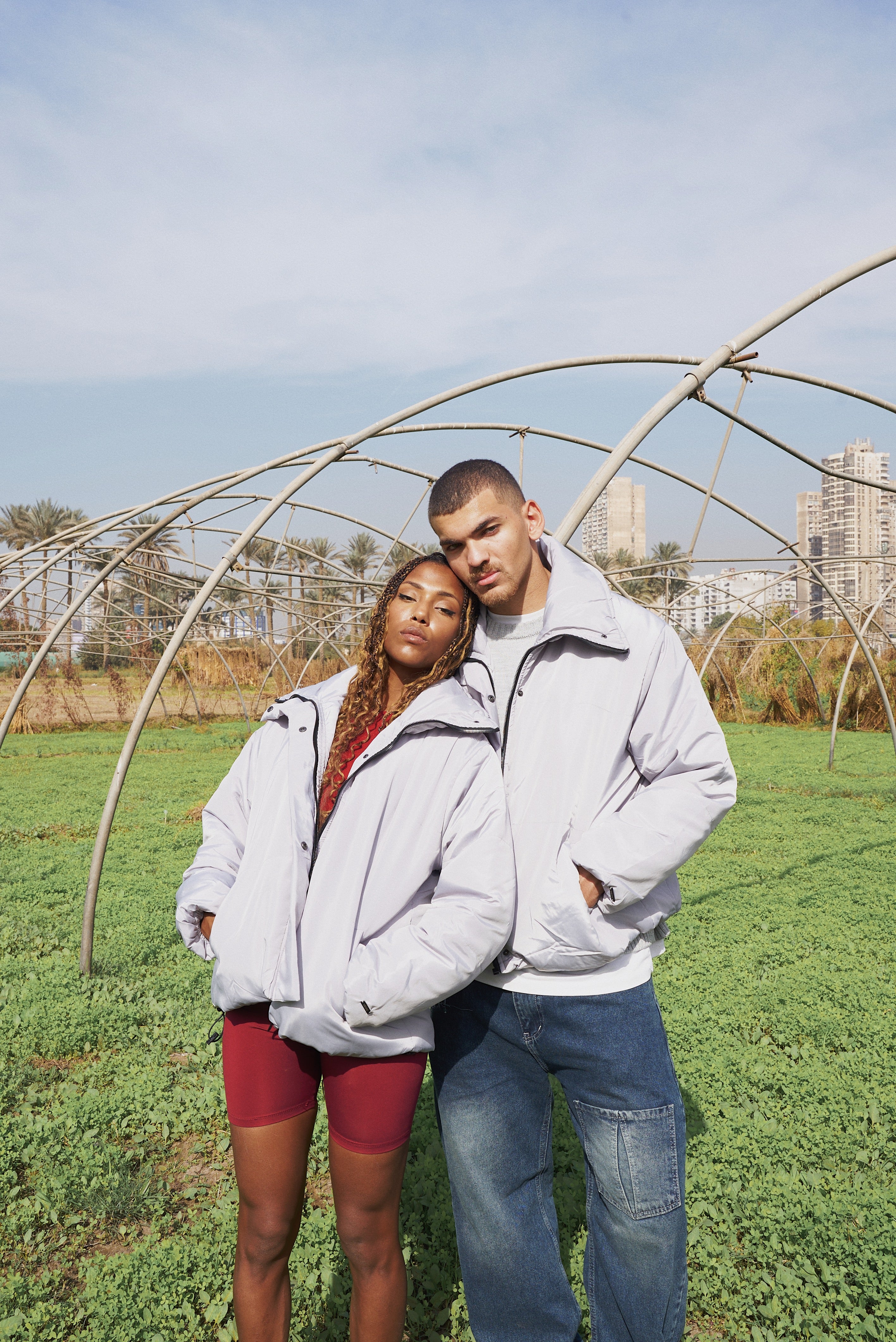Cloud Grey Puffer Jacket