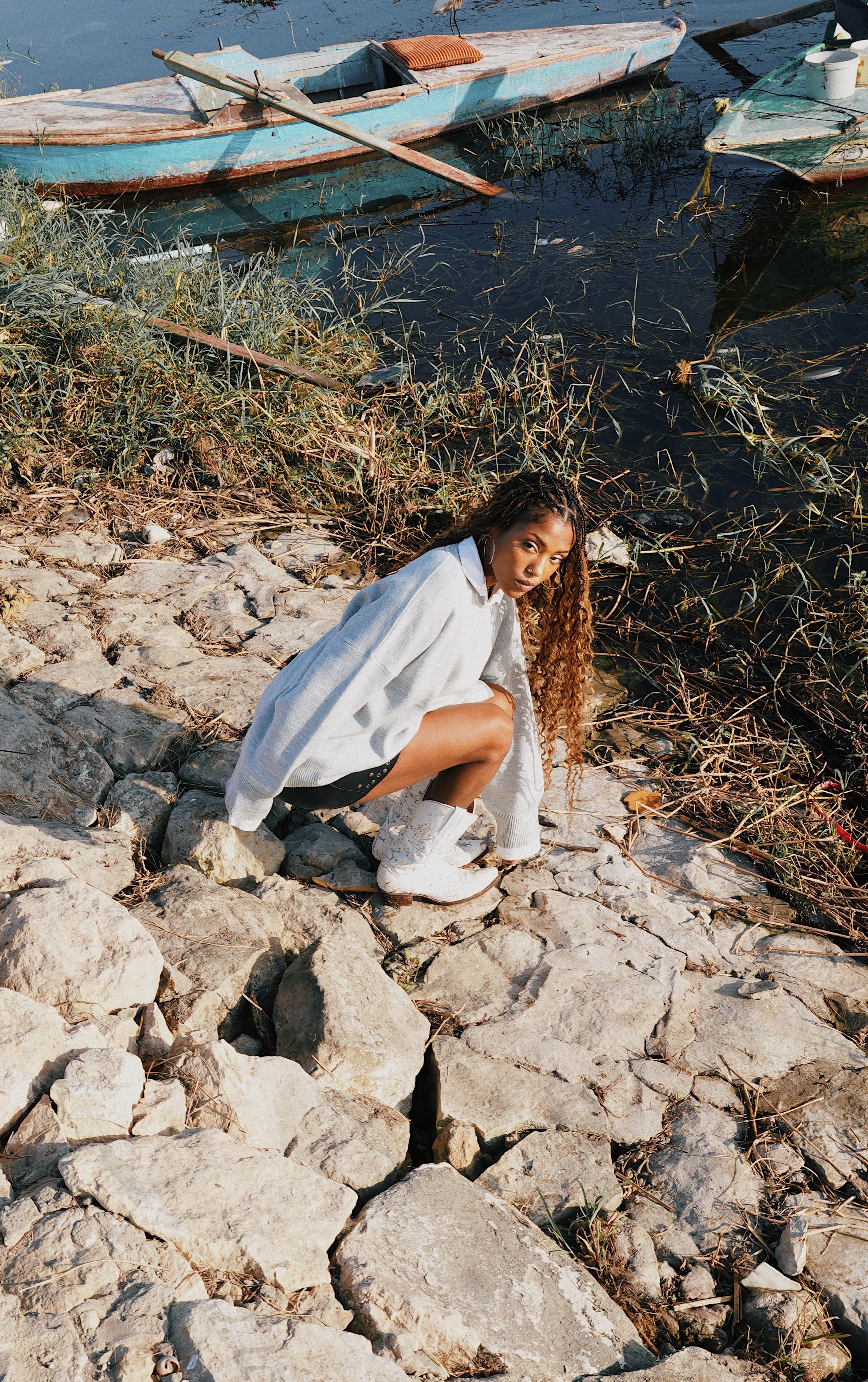 The Silver Frost Double Sweater