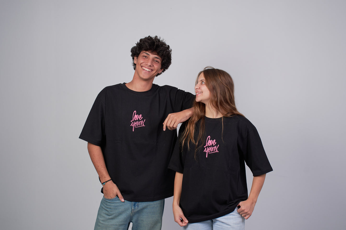 BLACK LOVE YOURS T-SHIRT